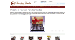 Desktop Screenshot of hawaiianparadisecandies.com