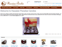 Tablet Screenshot of hawaiianparadisecandies.com